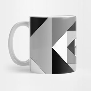 3D Animator 3D Printing black and white pattern Mug